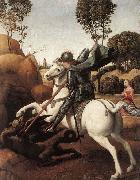 St George and the Dragon RAFFAELLO Sanzio